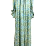 Mi Golondrina Eli Verdes Azuelejos Dress Floral Printed Blue Size XS Photo 8