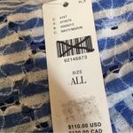 Anthropologie New Nautical Stripe Ruffle Shoulder Open Front Top One Size Photo 7