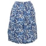 Vintage Y2K Cath Kidston Blue Floral Midi Skirt Size 4 Photo 1