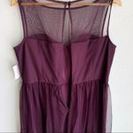 Eliza J Sleeveless Illusion Dress soutache skirt Sz XL NWT Purple Photo 5