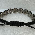 Made In Nepal Etched Bracelet Black Photo 2