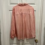 Time and Tru Womens Pink Lyocell Long Sleeve Button Down Shirt Sz XXL 20 Pastel Photo 4