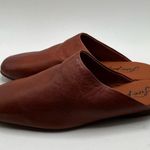 Free People NWB  Reese Flat leather mules size 36 US 5.5 brown 1769 Photo 7