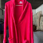 Perfectly Posh Pink Plush Robe Shawl Collar Size 3X Photo 0