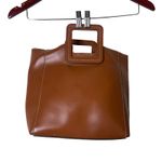 STAUD  Shirley Brown Leather Tote Bag Photo 2