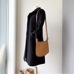 Coach Vintage Tan Leather Slim Hippie Flap Saddle Bag Crossbody Photo 2