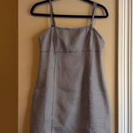 MINKPINK Black and White Houndstooth Mini Dress Photo 0