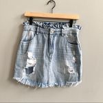 Hayden  Los Angeles Distressed Denim Skirt Medium Photo 8