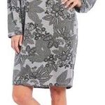 Bryn Walker New  Dress Womens Small Alanna French Terry Floral Cocoon Tunic Photo 0