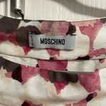 Moschino 💙💖 Vintage Pink Floral Silk Linen Blend Blouse Photo 2