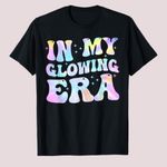 Gildan NWT Black “In My Glowing Era” Tshirt - Lg Photo 0