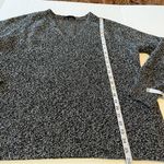 Athleta  Women Medium Black White V-neck Sweater‎ Long Sleeve Athleisure Winter Photo 6