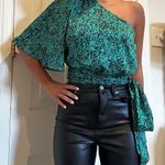 Karina Grimaldi  XS One Shoulder Blouse with Bow Photo 1