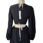 SIMKHAI Tierneigh Maxi Dress in Black Small New Womens Long Gown Photo 7