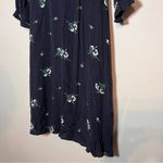 Ann Taylor  Factory Dress Navy Blue Long Sleeve Size 2 NWT Button Front Collared Photo 8