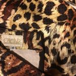 Cache brown and black animal print mini Skirt with tiny bling stones size 6 Photo 2