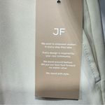 JustFab Cream Pleated Front High Rise Wide Leg Bermuda Culotte Shorts by  Photo 2