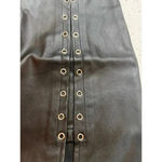 Pleather skirt with o ring detail xl Black Photo 1