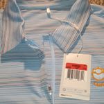 Nike  Golf XANGO Striped Zipper Polo SIZE L Photo 1