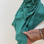 Michael Stars  Maternity Ruched Green Tee‎ Shirt Top One Size Women's Photo 5