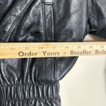 Vtg Maggie Lawrence collection Y2K 90s leather jacket bikercore size medium Black Photo 5