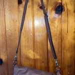 ‎Nicole Miller Foldover Crossbody Bag Cognac Brown Brown Photo 0