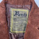 Vintage 90s Brown Corduroy Parts Machine Clothing Blazer Button Up Jacket Size L Photo 5