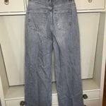 ZARA Super Wide Leg Washed The Boogie Pant Denim Jeans, 0 Photo 1