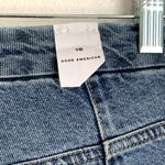Good American NWT  Good Icon Distressed Straight Jeans in Indigo159 Photo 6