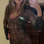 NEW Aya Muse x REVOLVE Crochet Maxi Dress in Olive Green‎ XL Green Photo 13