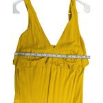 Who What Wear Yellow Ruffle Maxi Size X Small Photo 7