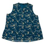 PaperMoon  SMALL Annie Split Neck Blouse - Stitch Fix Fully Lined Sleeveless Top Photo 11