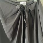 Dotti Black Maxi Wrap Coverup with Tie Front Size undefined Photo 4