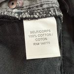 RE/DONE  Levi’s High Rise Wide Legs Raw Hem Distressed Black Denim Jeans 28 Photo 10