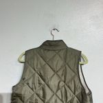 Mud Pie  Olive Green Duncan Quilted Sherpa Vest Sz M Photo 8