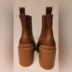 Steve Madden Roxie Cognac Brown Leather Moto Boots Women’s Size 9.5 Photo 3