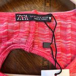 ZARA Ribbed Open Back Midi Dress Photo 4