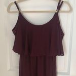 Show Me Your Mumu Caitlin ruffle maxi dress merlot xs Photo 2