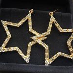 Big Holiday Star Earring, Statement Earring Photo 3