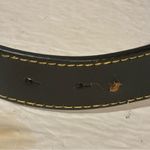 Betsey Johnson  Brown Leather Belt Large Floral Buckle Boho Festival Statement Photo 3