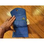 Vera Bradley NWT  Frill Tote Bag Blue Lagoon Magnetic Zip Pocket Matching Wallet Photo 7