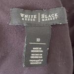 White House | Black Market  Black and White Mini Pencil Skirt Photo 2