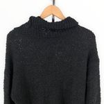 Bobeau Black Boucle Nubby Long Sleeve Mock Neck Sweater size 1X Photo 7