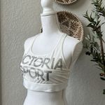 Victoria's Secret Victoria’s Secret Classic Unlined Wirefree Sports Bra Retro Shimmer Print Size L Photo 1