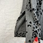 Chico's  Zenergy 2 US 12 14 L Tunic Top Cozy Animal Print Brushed Fleece Cowl Neck Photo 5