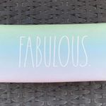 Rae Dunn Pastel Blue Green Purple Zipper Cosmetic Bag Photo 0