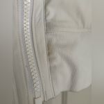 Lululemon  Dance Studio Jacket III Womens 10 White Hooded Full Zip Reversible Photo 2