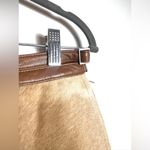 Carlisle  Tan Leather Skirt Photo 2