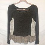 Hem & Thread  Soft Lace and Plaid Blouse Photo 0