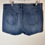 Kut From The Kloth Gigi High Rise Denim Shorts Distressed Frayed Hem Size 14 NWT Photo 2